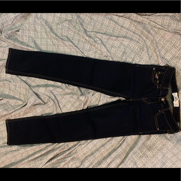 Hollister Skinny Dark Wash Low Rise Jeans - Picture 2 of 3
